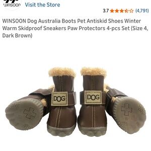 Dog Boots - Brown